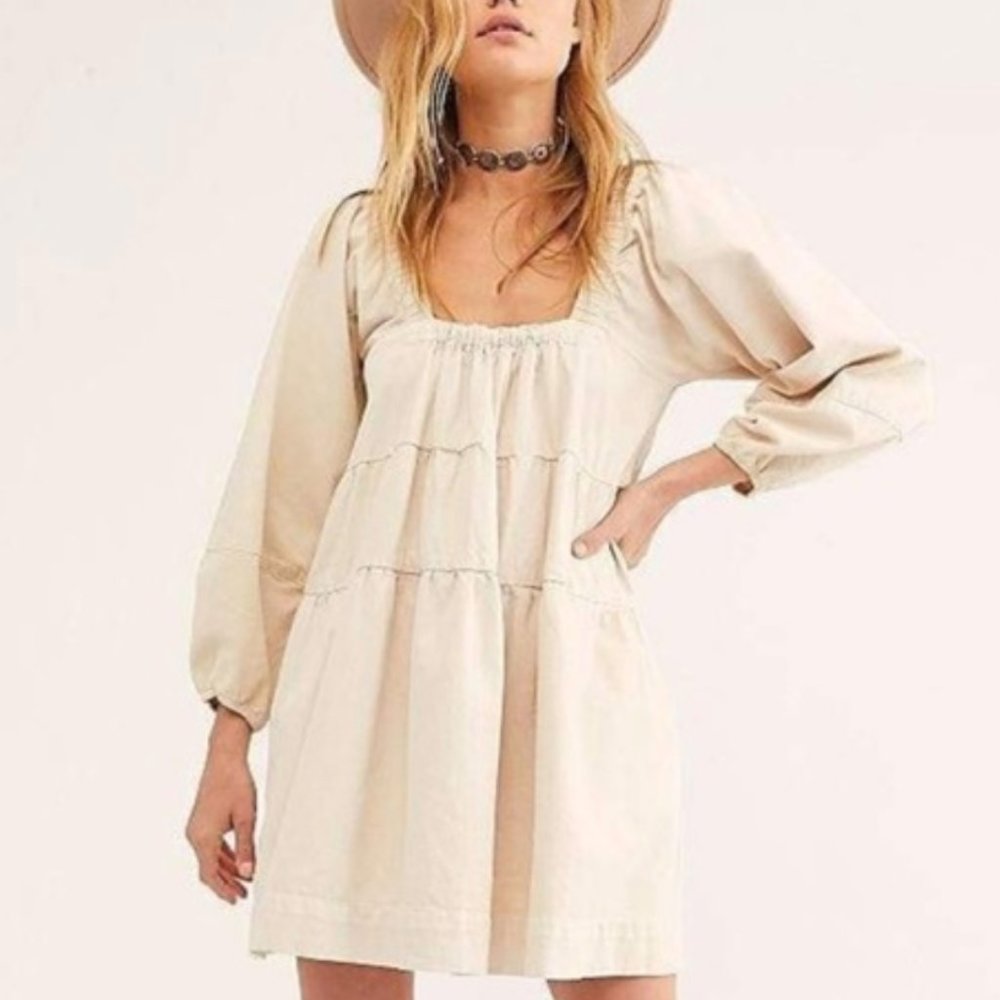 Free People Lou Jean Babydoll Dress